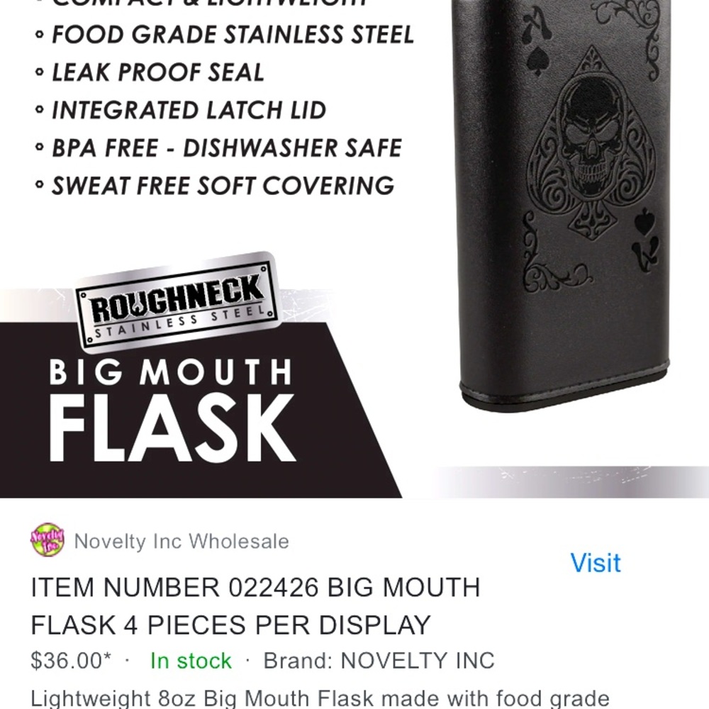 BIG MOUTH FLASK